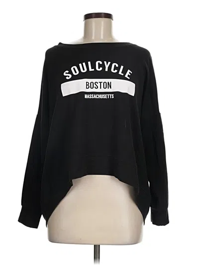 Pre-owned Soulcycle Long Sleeve T-shirt In Black