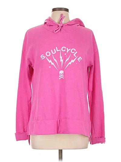 Pre-owned Soulcycle Pullover Hoodie In Pink