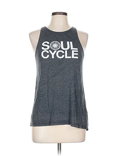 Pre-owned Soulcycle Sleeveless T-shirt In Gray