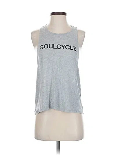 Pre-owned Soulcycle Sleeveless T-shirt In Gray