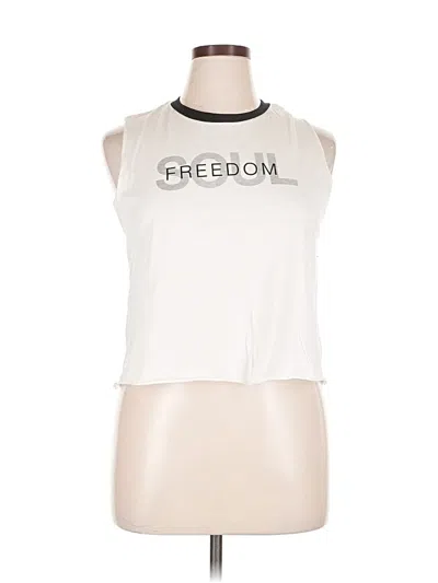 Pre-owned Soulcycle Sleeveless T-shirt In White