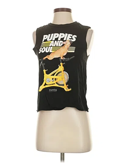 Pre-owned Soulcycle Sleeveless T-shirt In Black