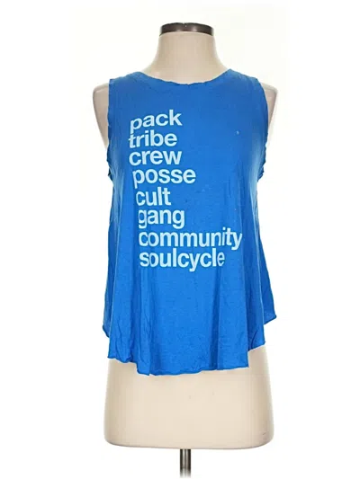 Pre-owned Soulcycle Sleeveless T-shirt In Blue