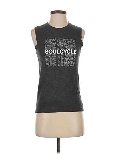 Pre-owned Soulcycle Sleeveless T-shirt In Gray