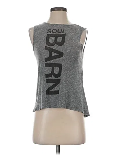 Pre-owned Soulcycle Sleeveless T-shirt In Gray