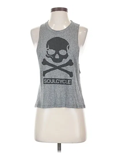 Pre-owned Soulcycle Sleeveless T-shirt In Gray