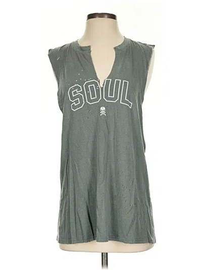 Pre-owned Soulcycle Sleeveless T-shirt In Gray