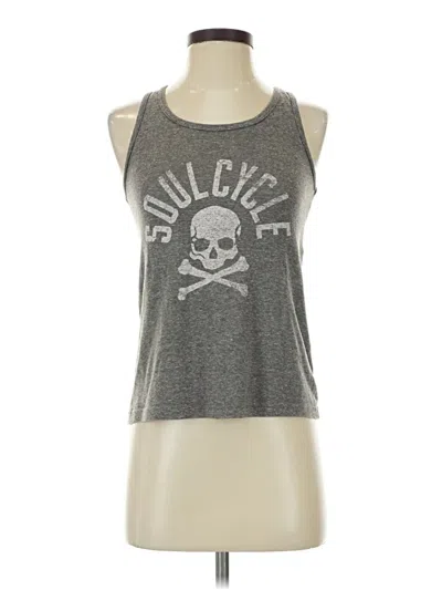 Pre-owned Soulcycle Sleeveless T-shirt In Gray