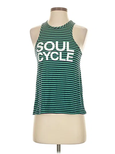 Pre-owned Soulcycle Sleeveless T-shirt In Green