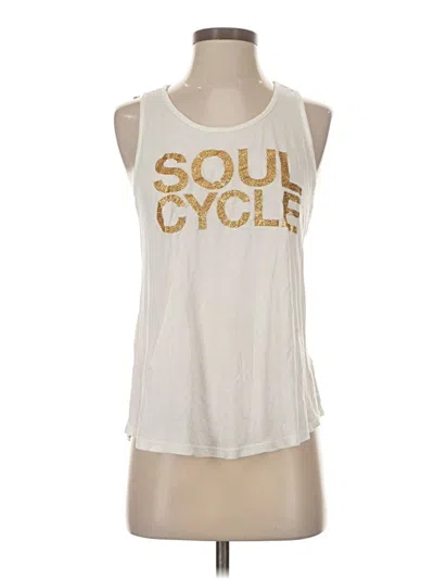 Pre-owned Soulcycle Sleeveless T-shirt In Ivory