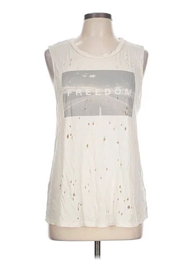 Pre-owned Soulcycle Sleeveless T-shirt In Ivory