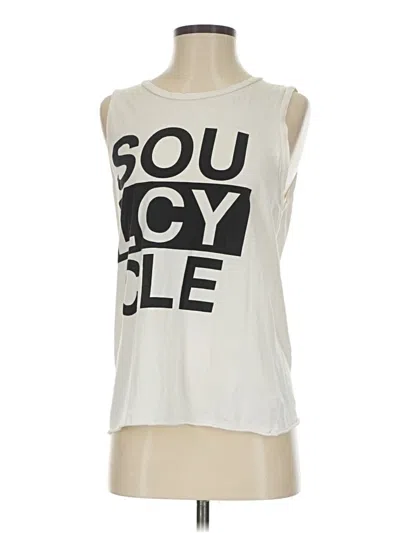 Pre-owned Soulcycle Sleeveless T-shirt In White