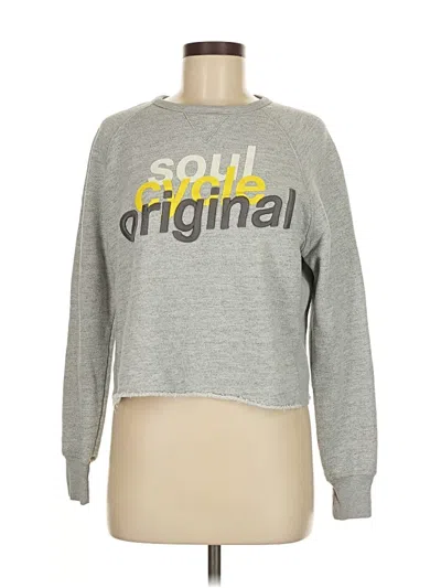 Pre-owned Soulcycle Sweatshirt In Gray