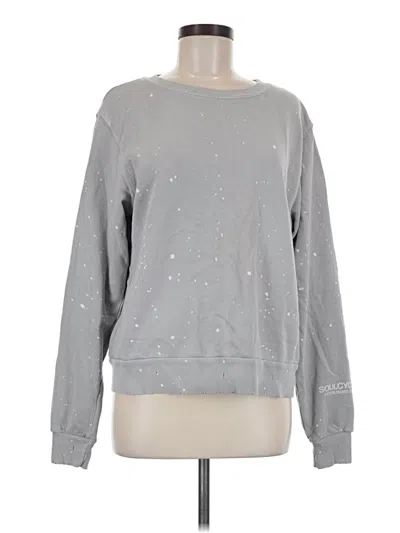 Pre-owned Soulcycle Sweatshirt In Silver