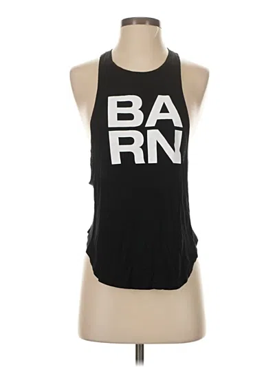 Pre-owned Soulcycle Tank Top Black Halter Neckline Tops