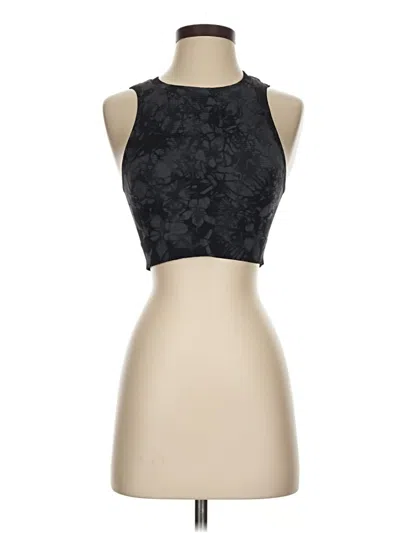 Pre-owned Soulcycle Tank Top Black Halter Neckline Tops
