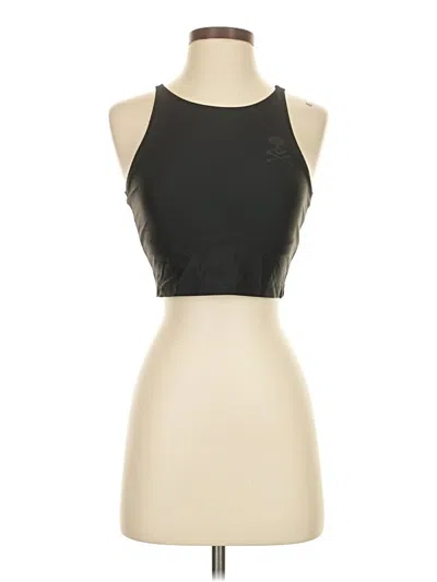 Pre-owned Soulcycle Tank Top Black Halter Neckline Tops