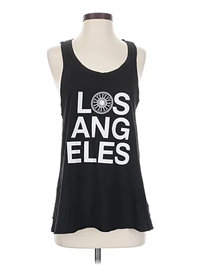 Pre-owned Soulcycle Tank Top Black Halter Neckline Tops
