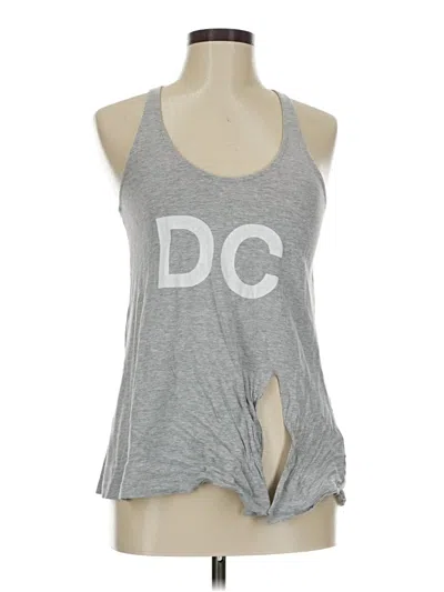 Pre-owned Soulcycle Tank Top Gray Halter Neckline Tops