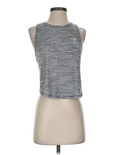 Pre-owned Soulcycle Tank Top Gray Halter Neckline Tops
