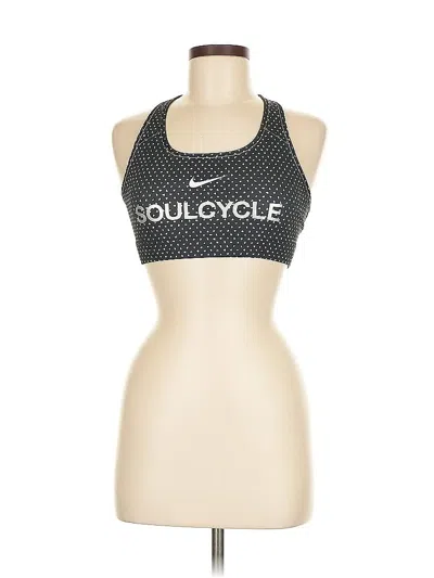 Pre-owned Soulcycle X Nike Sports Bra In Black