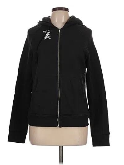 Pre-owned Soulcycle Zip Up Hoodie In Black