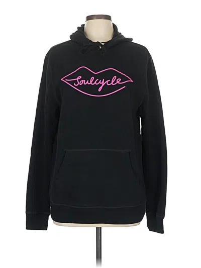 Pre-owned Soulcycle Zip Up Hoodie In Black