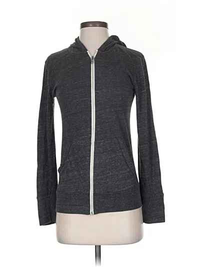 Pre-owned Soulcycle Zip Up Hoodie In Gray