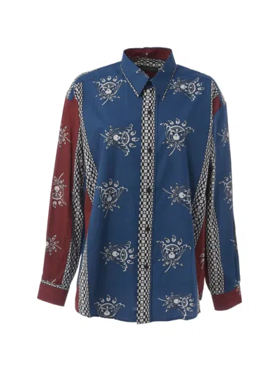 Pre-owned Souleiado Button Shirt In Blue