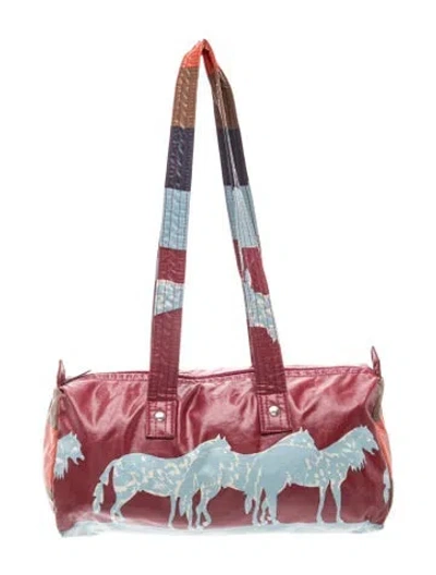 Pre-owned Souleiado Leather Shoulder Bag In Multi