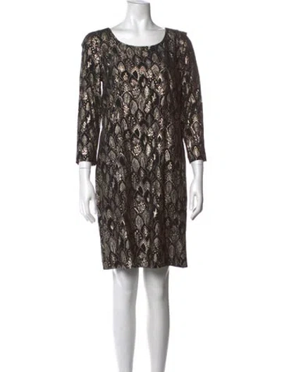 Pre-owned Souleiado Printed Mini Dress In Multi