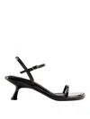 Souliers Martinez 55mm Curved Stiletto Heel In Black