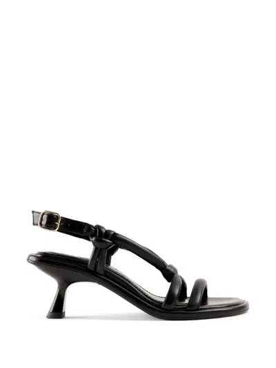 Souliers Martinez Alicante Knot-detail Slingback Sandals In Multi