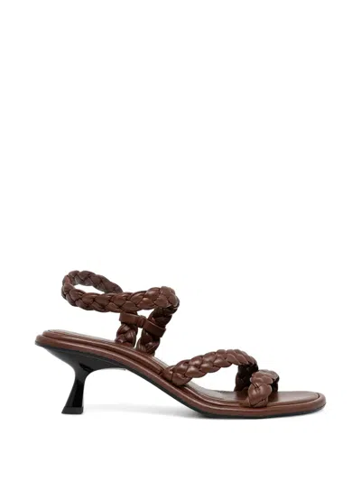 Souliers Martinez Anaya Braided Sandals In Multi