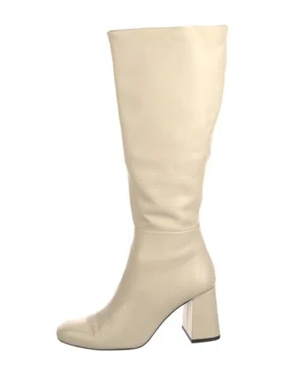 Pre-owned Souliers Martinez Leather Boots In Neutrals