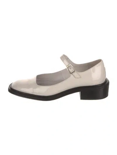 Pre-owned Souliers Martinez Patent Leather Pumps In Neutral