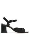 Souliers Martinez Sicilia 55 Sandals In Black