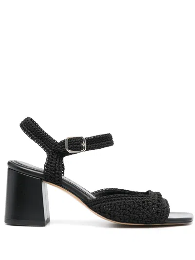 Souliers Martinez Sicilia 55 Sandals In Black