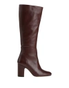 Souliers Martinez Woman Boot Chocolate Brown Size 6 Soft Leather In Brown