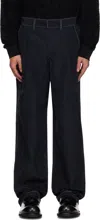 Soulland Black Aidan Trousers In Black