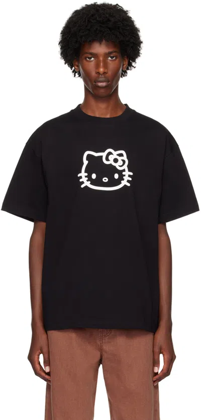 Soulland Black Hk Kitty Kai T-shirt