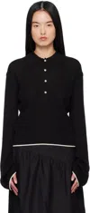 Soulland Black Kiki Polo In Black Multi