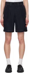 Soulland Black Marty Shorts In Black
