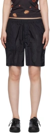 Soulland Black Sander Shorts In Black