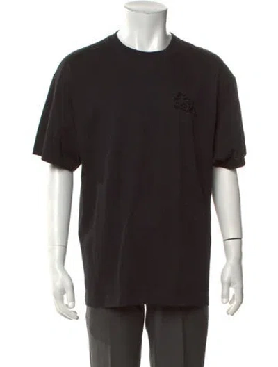 Pre-owned Soulland Graphic Print Crew Neck T-shirt W/ Tags In Black