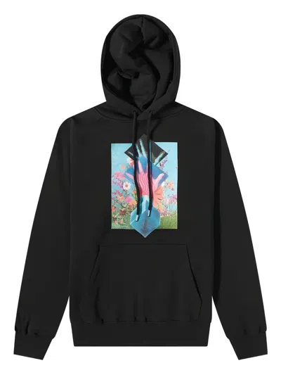 Soulland Graphic-print Hoodie In Black