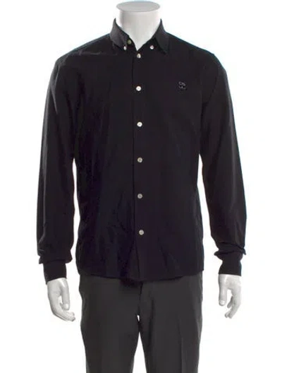 Pre-owned Soulland Long Sleeve Dress Shirt In Black