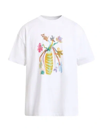 Soulland Man T-shirt White Size Xl Organic Cotton