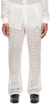 Soulland Off-white Fadi Trousers In White