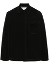 Soulland Rory Stretch-wool Jacket In Black
